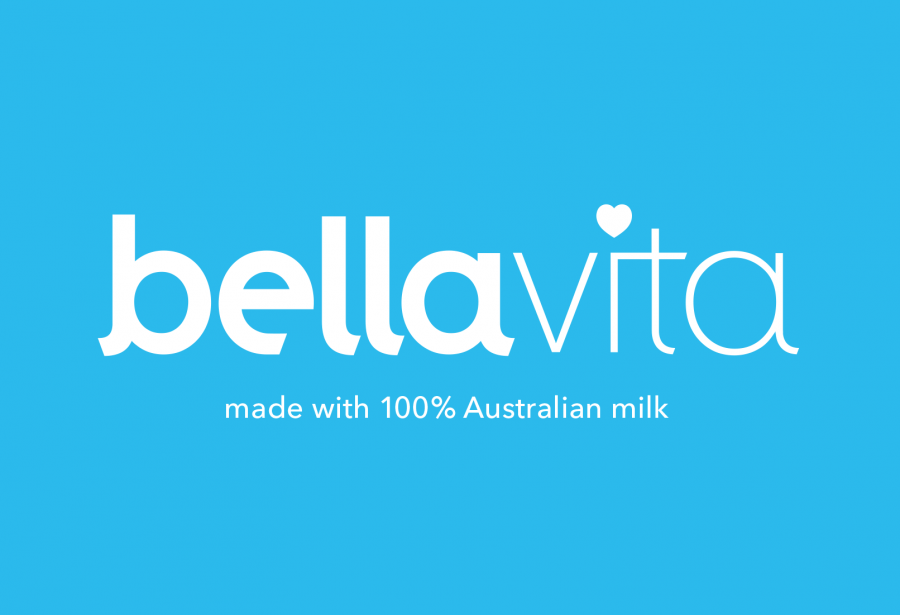 Bellavita logotype and branding for Austvita Australia<br>