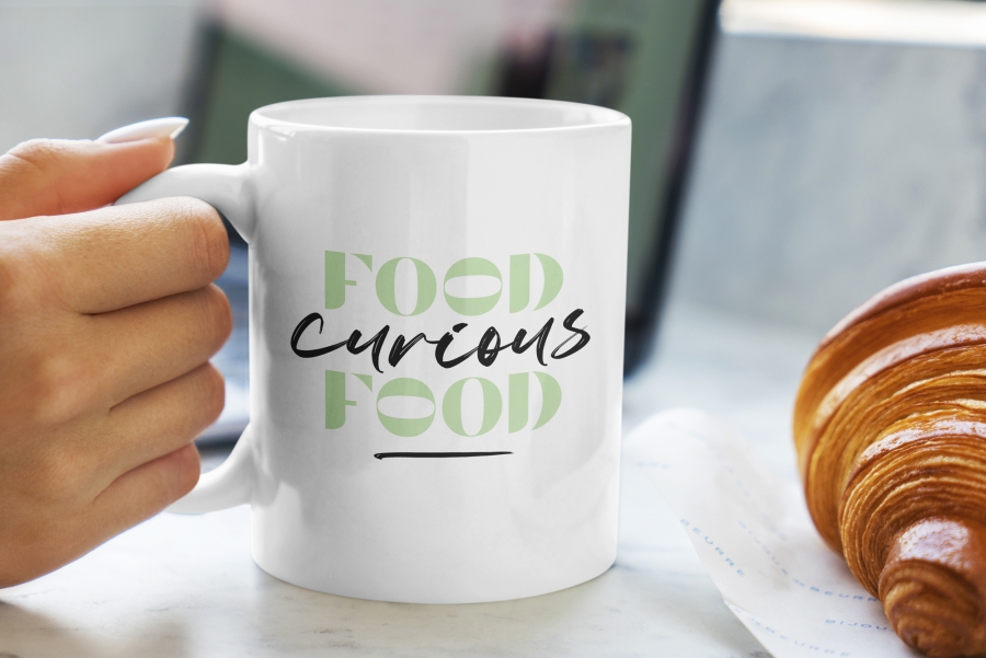 Primary logo mocked up on mug