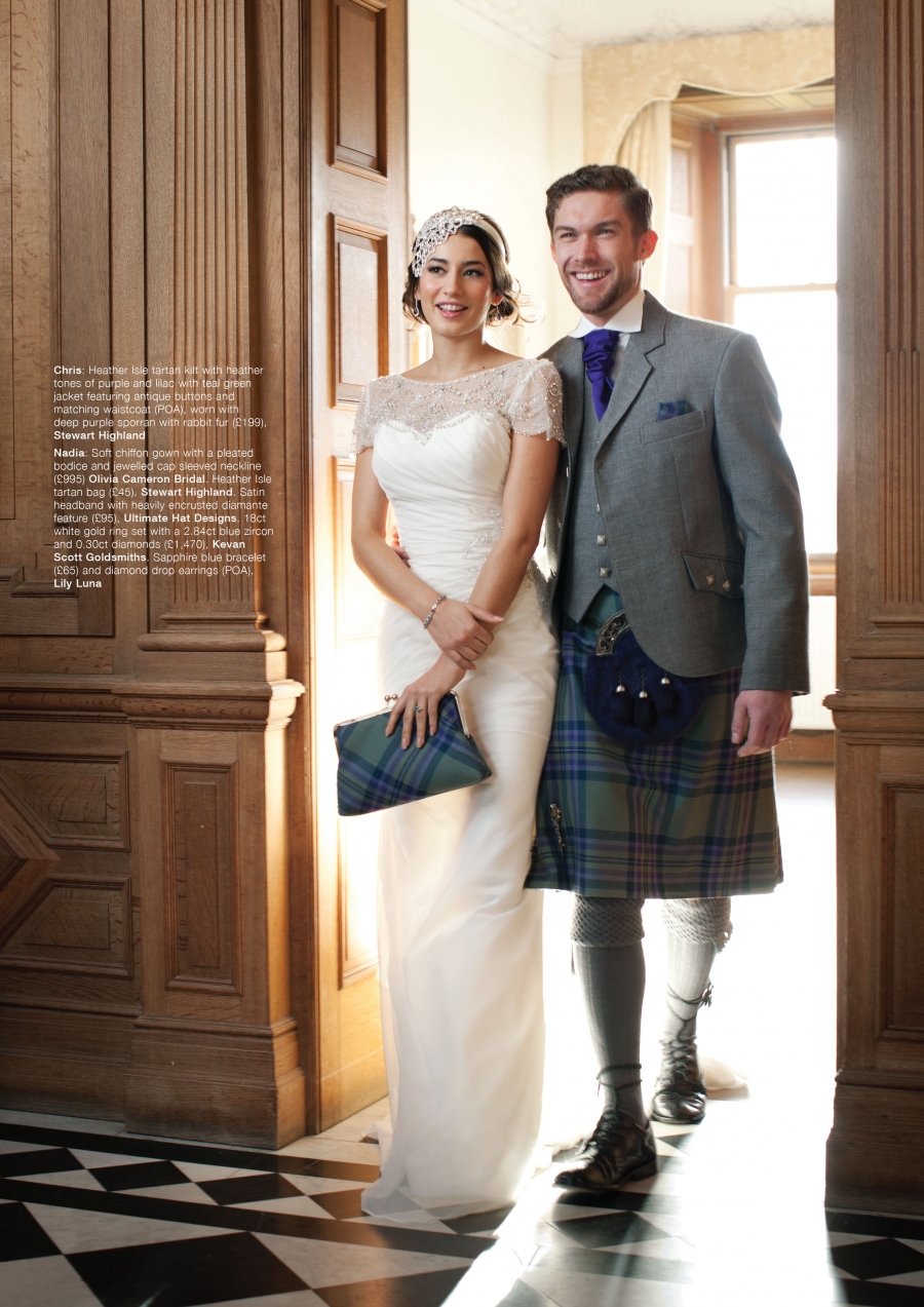 ‘Promotional Photo shoot Scottish Wedding Directory 'Boy Meets Girl'’