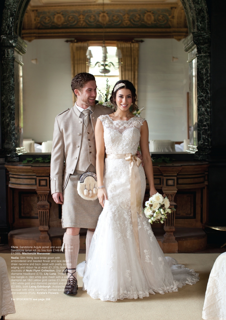 ‘Promotional Photo shoot Scottish Wedding Directory 'Boy Meets Girl'’