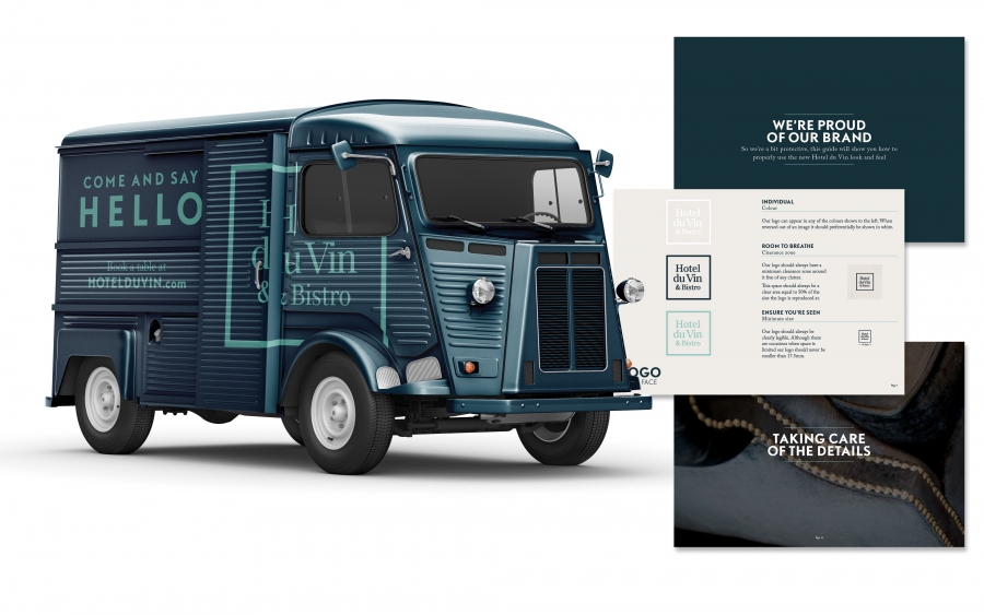 Hotel du Vin Branded Vehicles and Brand Guidelines
