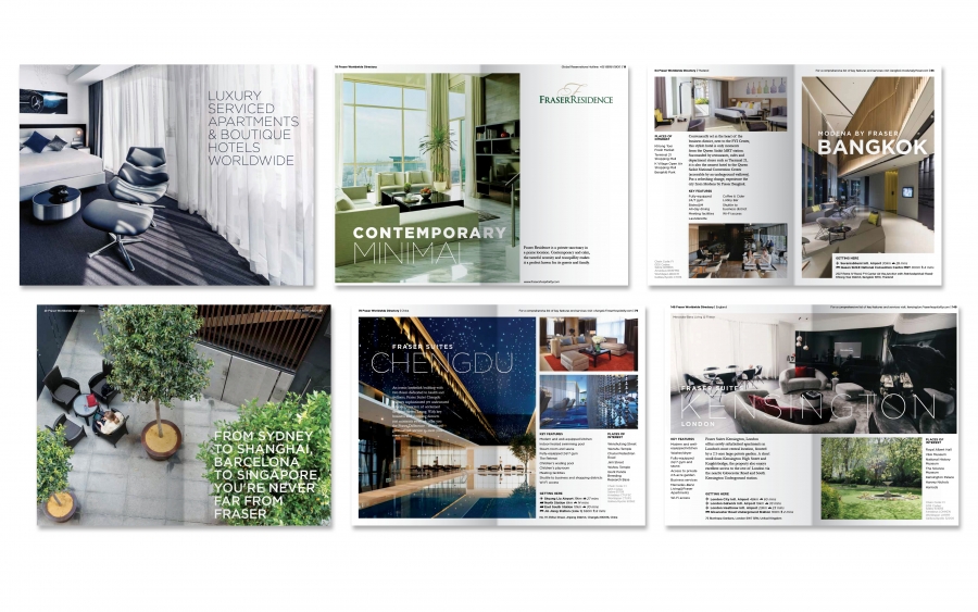 Frasers Hospitality Brochure Design