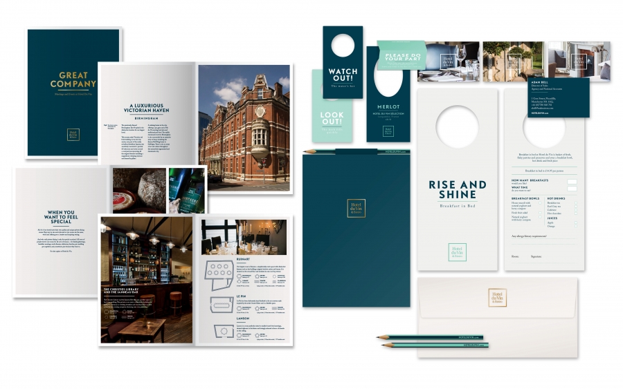 Hotel du Vin Brochures and Collateral