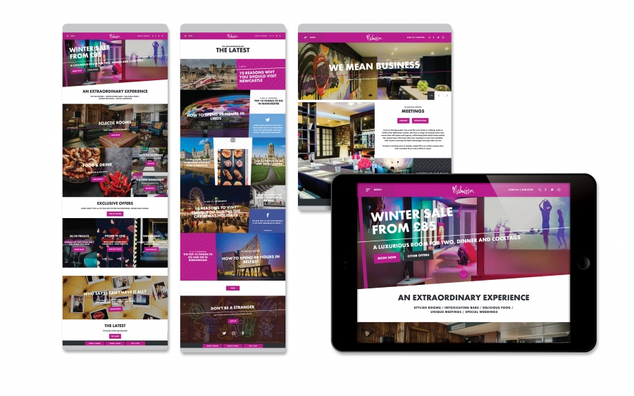 Malmaison Digital Redesign<br>