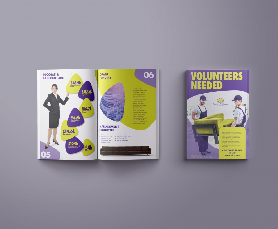 Annual Report Mockup