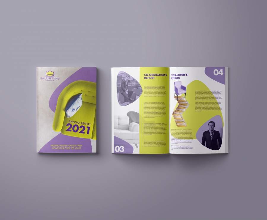 Annual Report Mockup