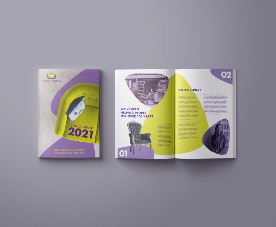 Annual Report Mockup