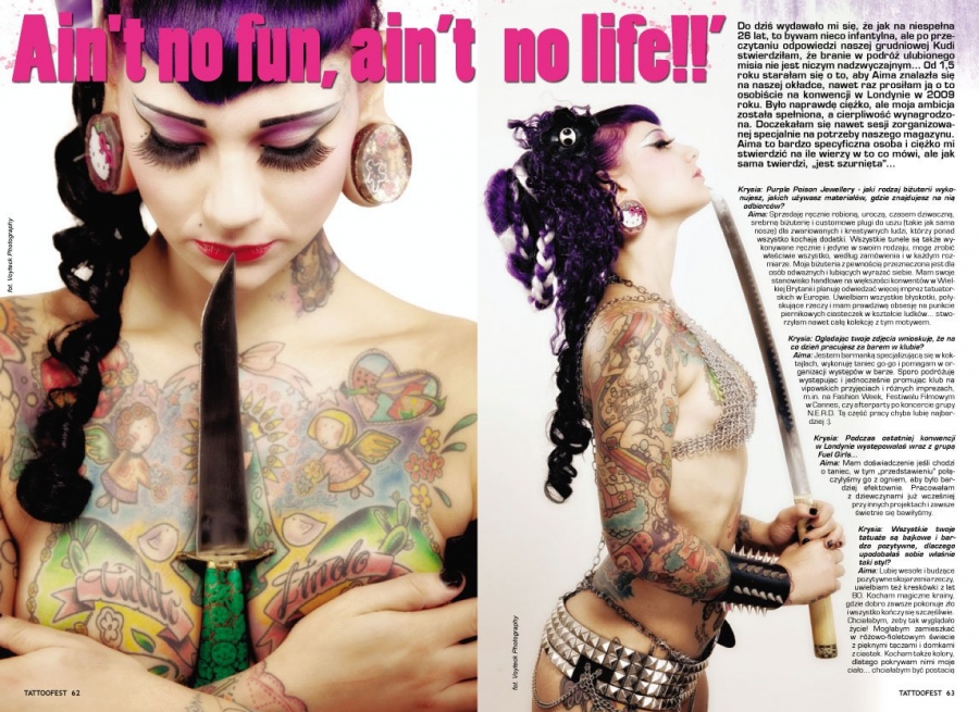 Tattoofest Magazine shoot