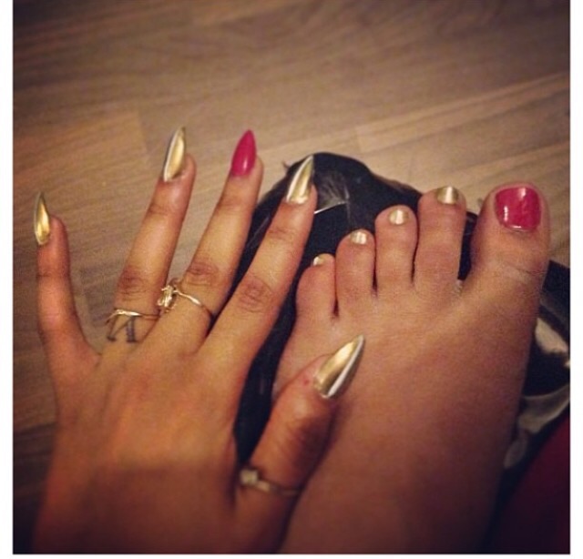 My first stiletto set 5yrs ago