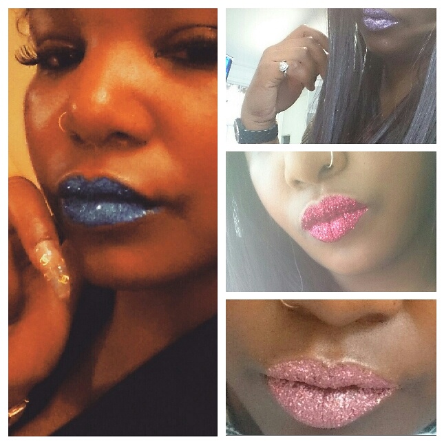 Glitter lips