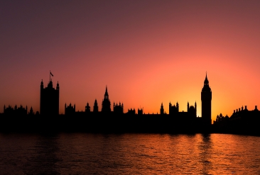 Houses of Parliament, London at Sunset