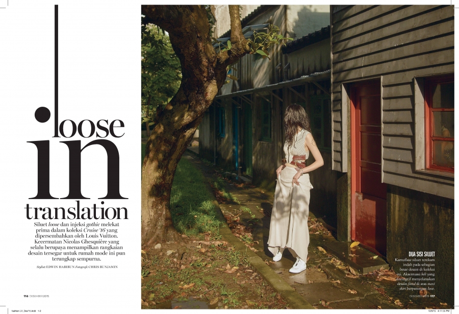 Louis Vuitton Cruise'16 Collection Fashion Editorial.