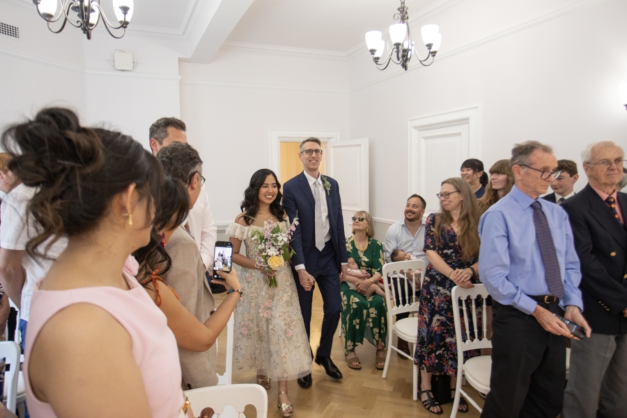 Greg and Taj's wedding. Greenwich Town Hall. 2026.