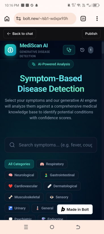 Diseases detection system using generative AI&nbsp;