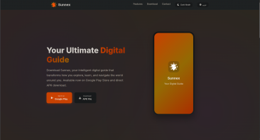 Sunnex Landing Page