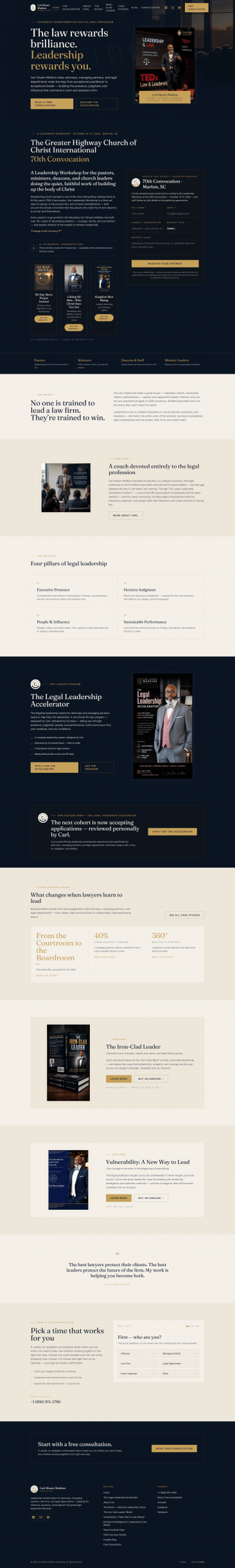carl Shawn Watkins Law Website